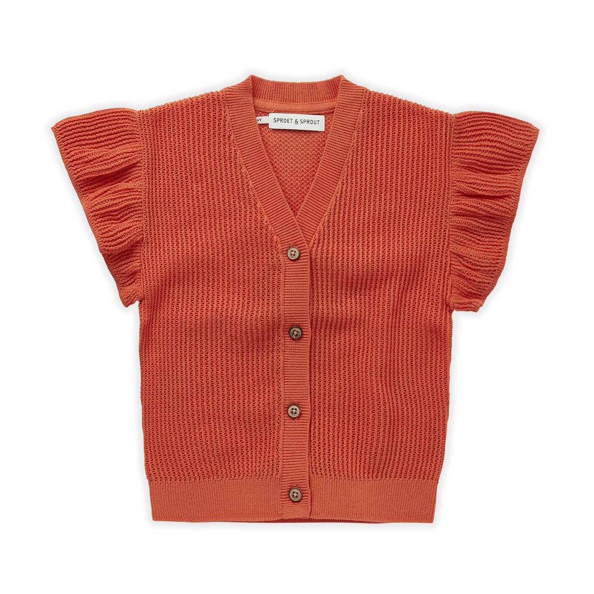 Knitted Cardigan Coral Sproet & Sprout