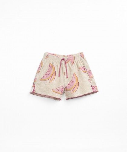 Printed Plush Shorts Watermelon Grès Play Up