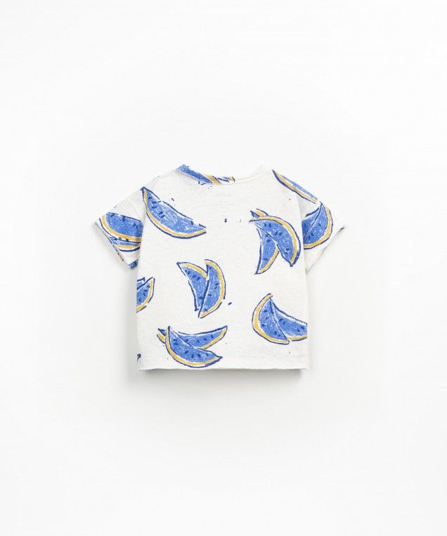 Printed T-Shirt Watermelon Shapes Play Up