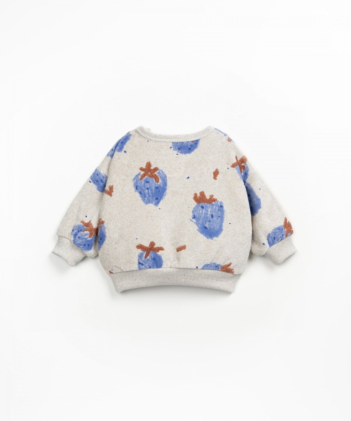 Printed Terry Sweater Strawberries Grès Play Up