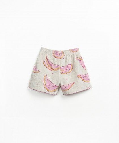 Printed Plush Shorts Watermelon Grès Play Up