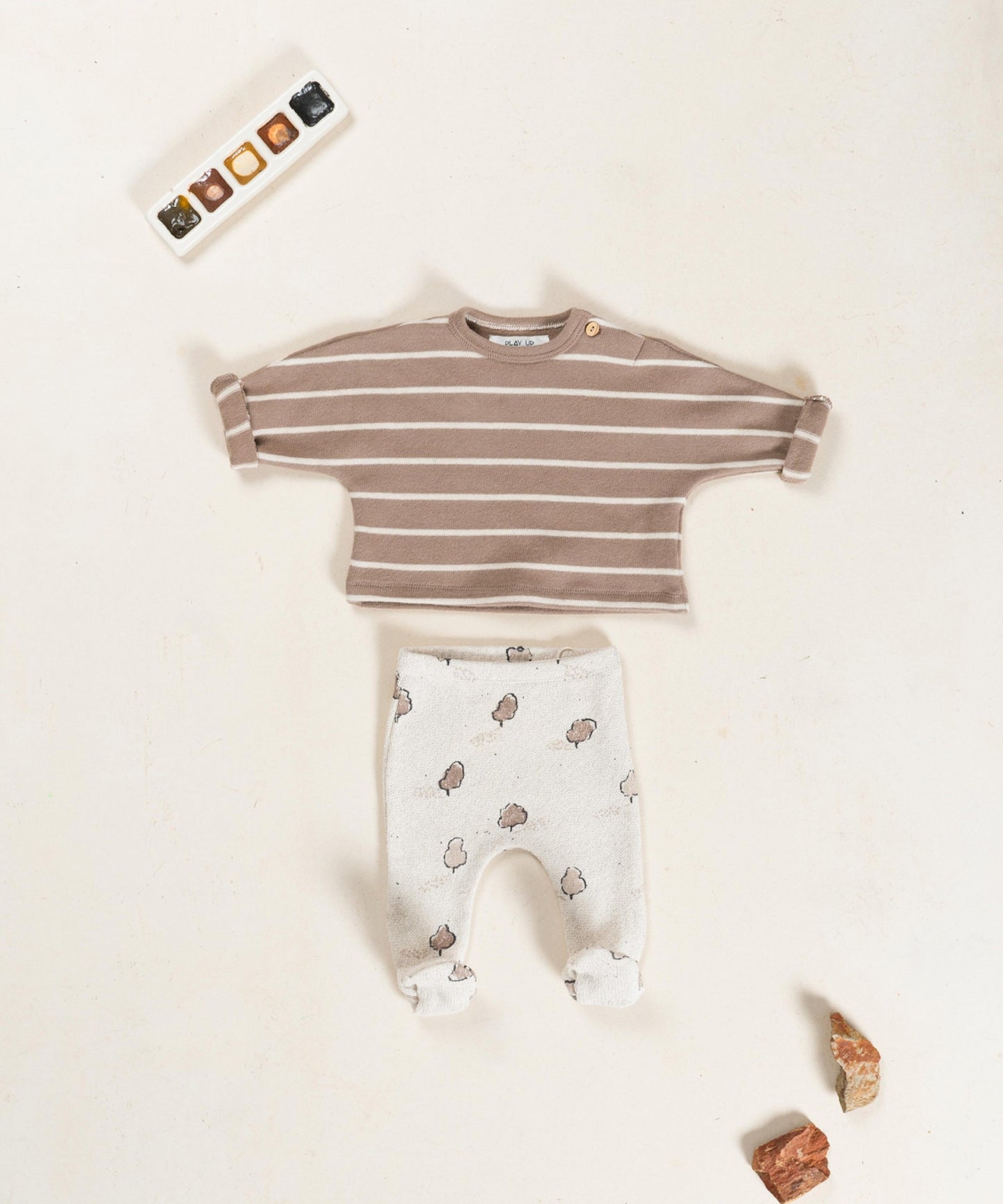 Striped Jersey Sweat Pencil Play Up