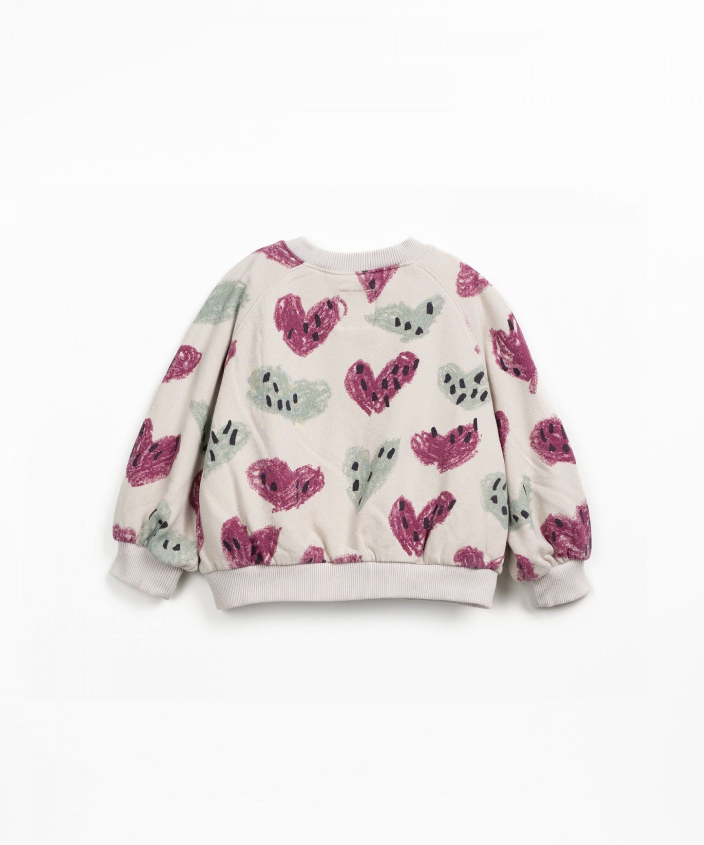 Sweater Hearts print Tones Play Up