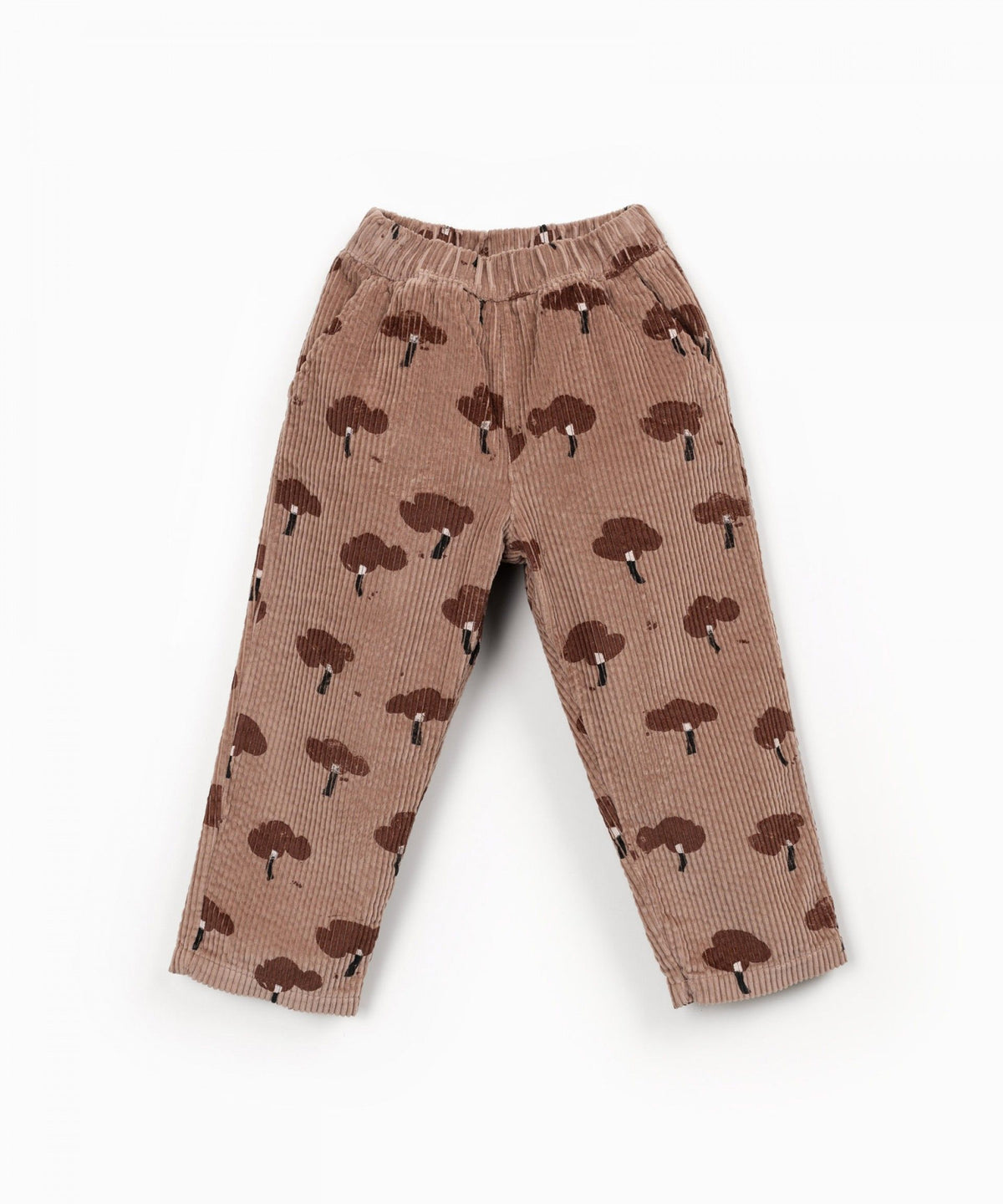 Printed Corduroy Trousers Drawing Play Up