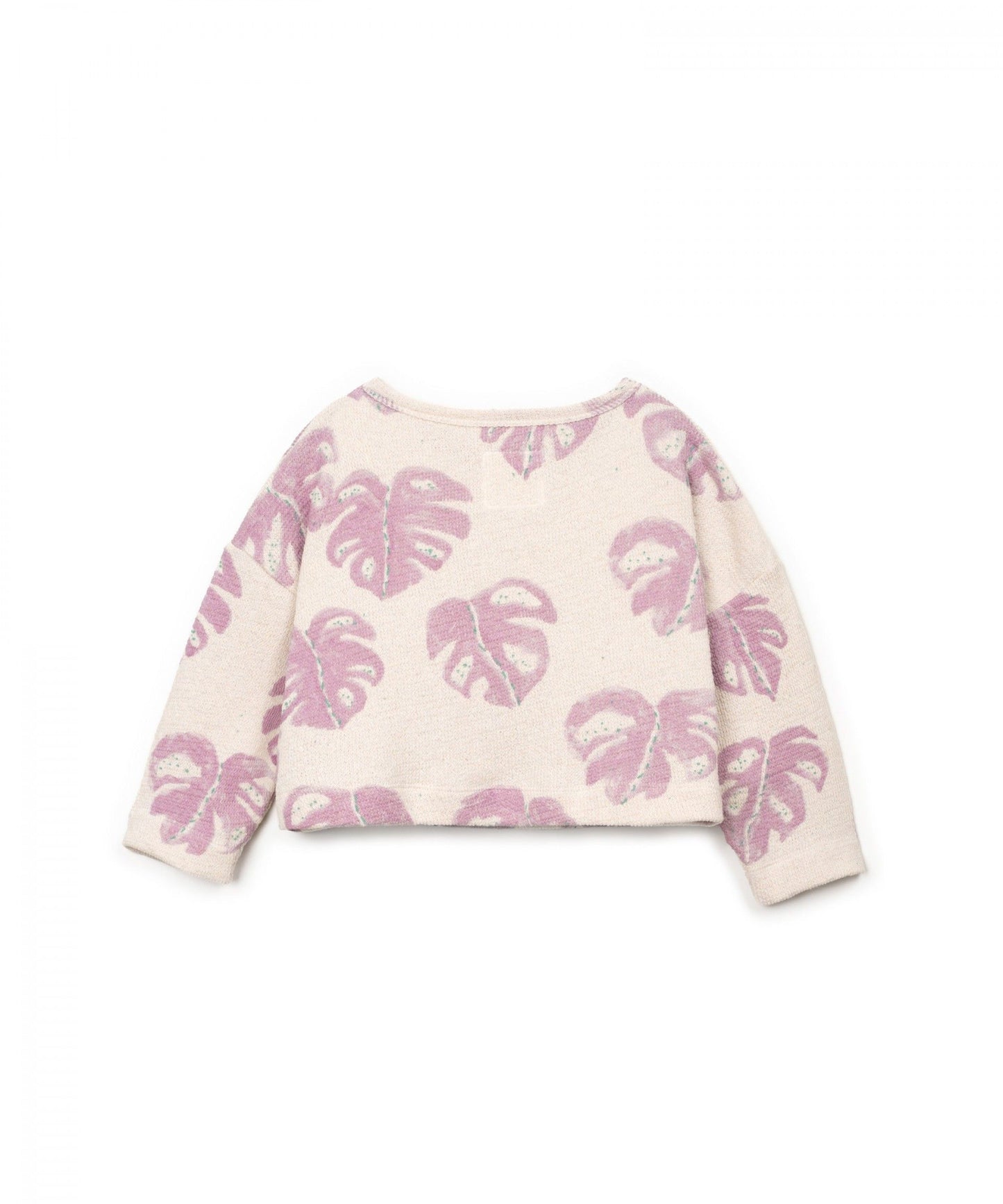 Printed Jersey Sweater Monstera Play Up