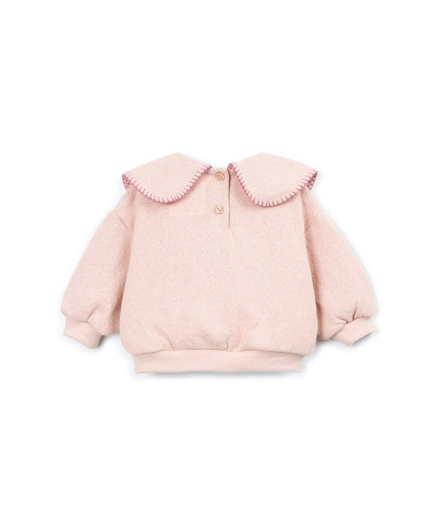 Collar Sweater Embroidery Play Up
