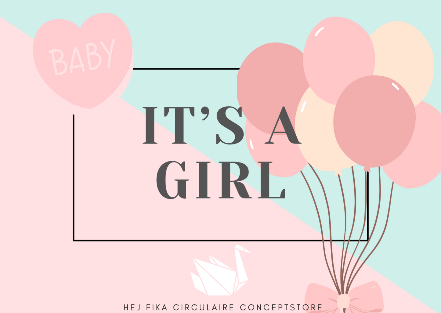 Online Cadeaubon - It's A Girl!