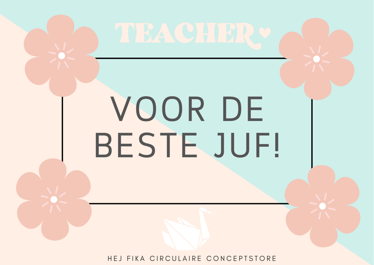 Online Cadeaubon - Juf!