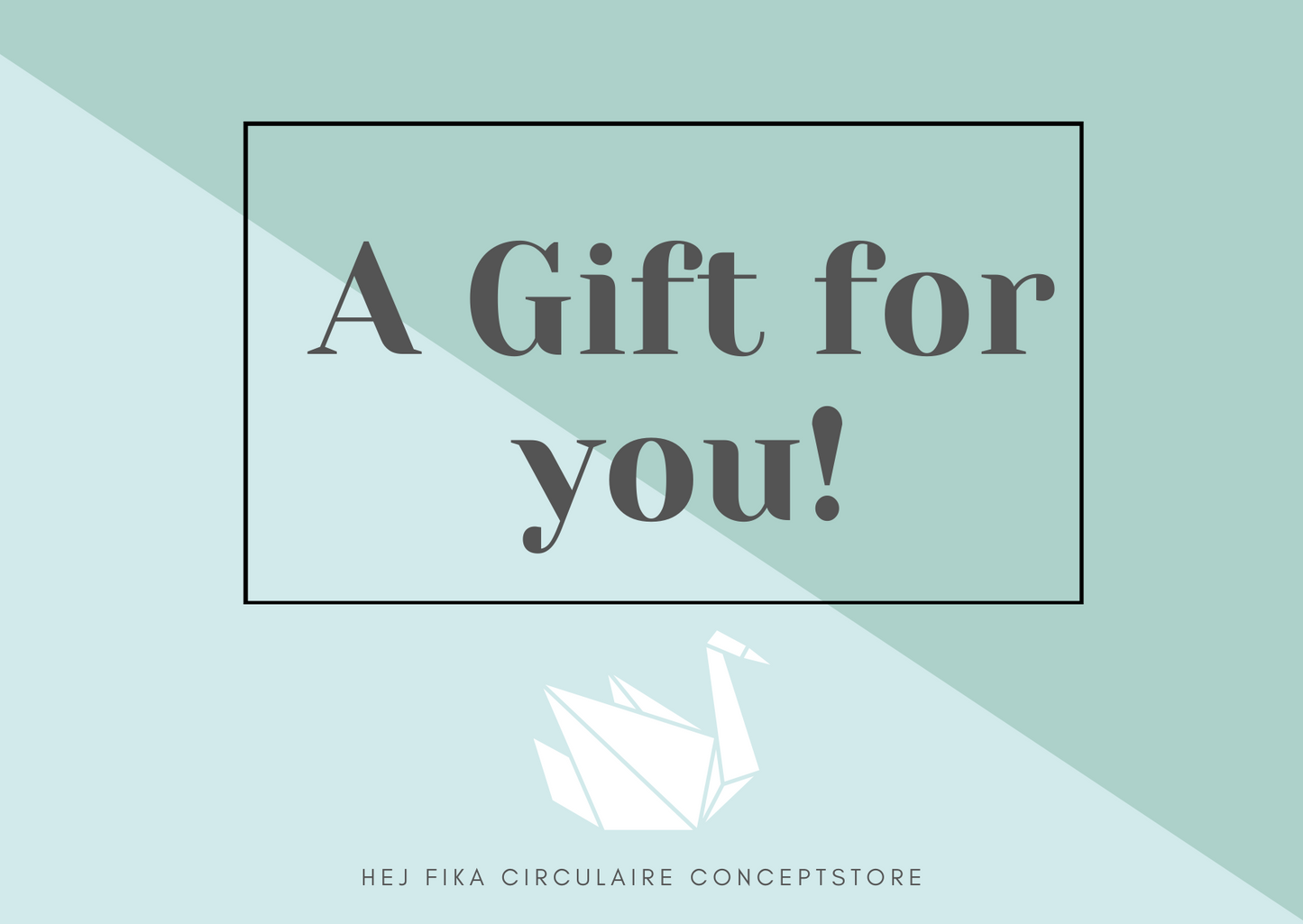 Online Cadeaubon - Gift For You! Mint