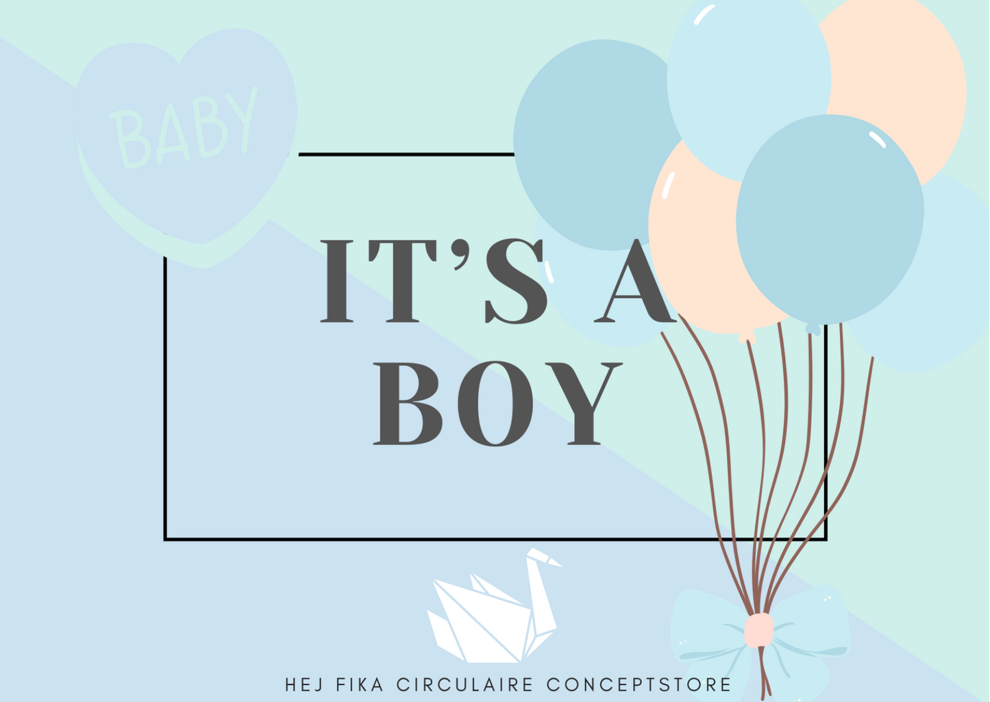 Online Cadeaubon - It's A Boy!
