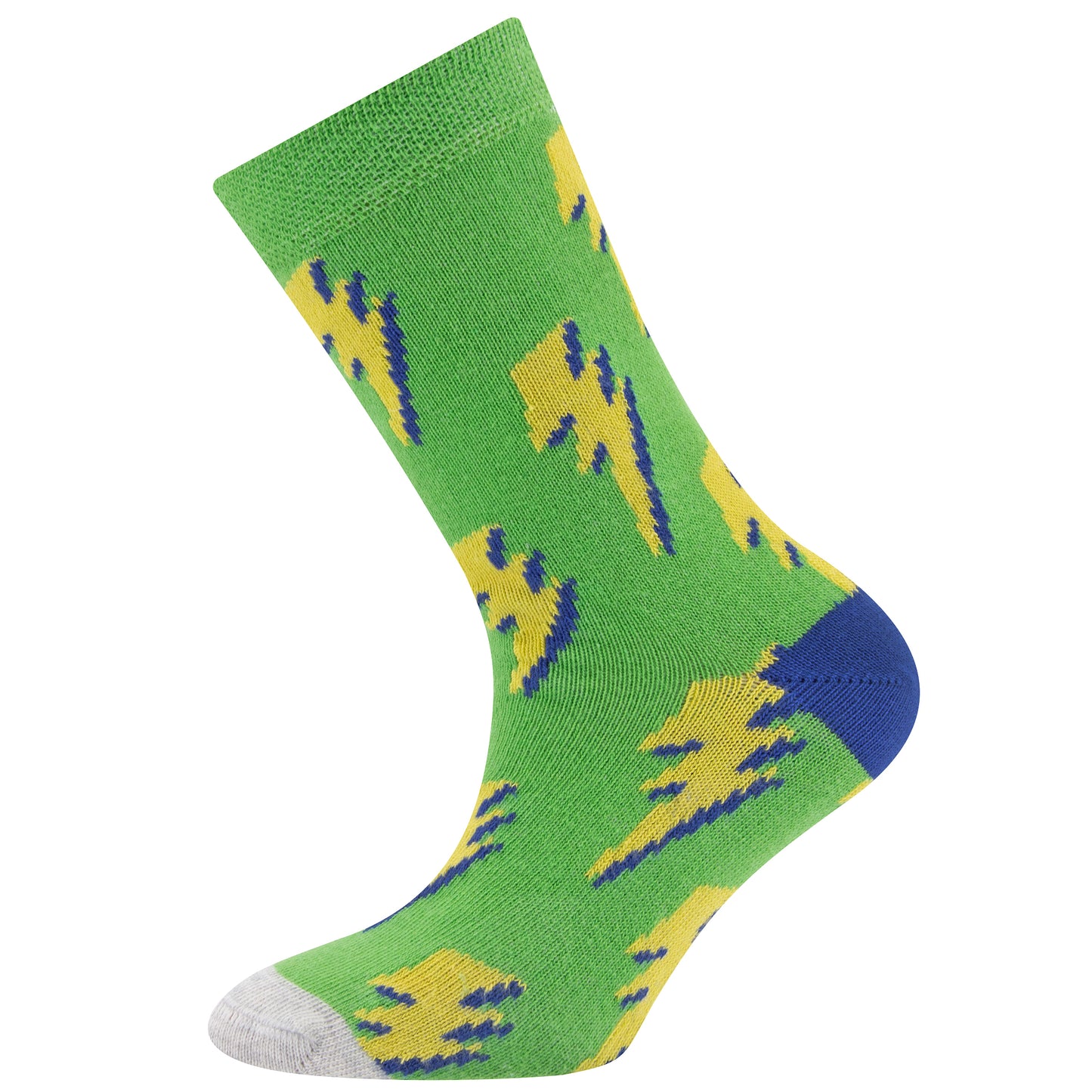 Socken 2-Pack Flashes Gras/Hellsilber Melange Ewers