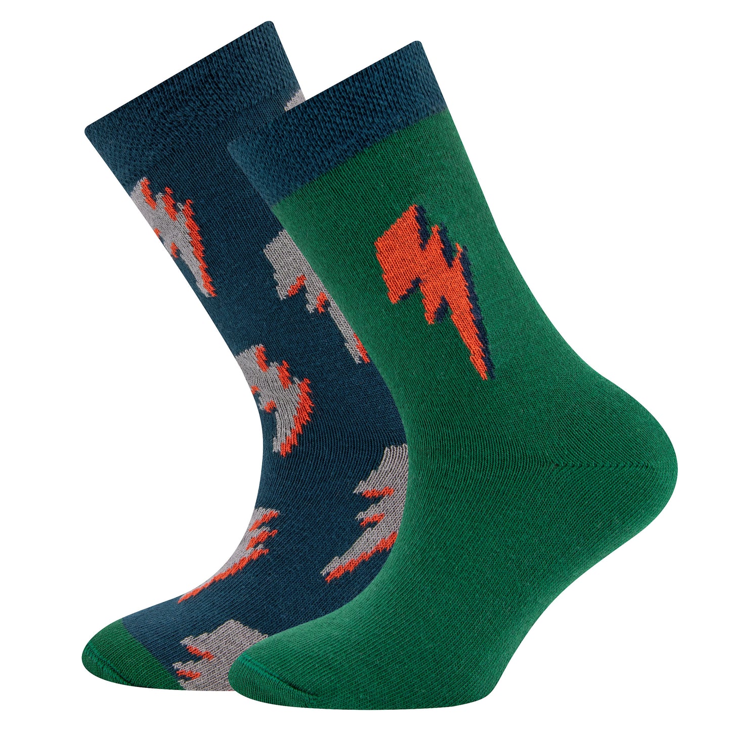 Socken 2-Pack Flashes Atlantikblau Ewers