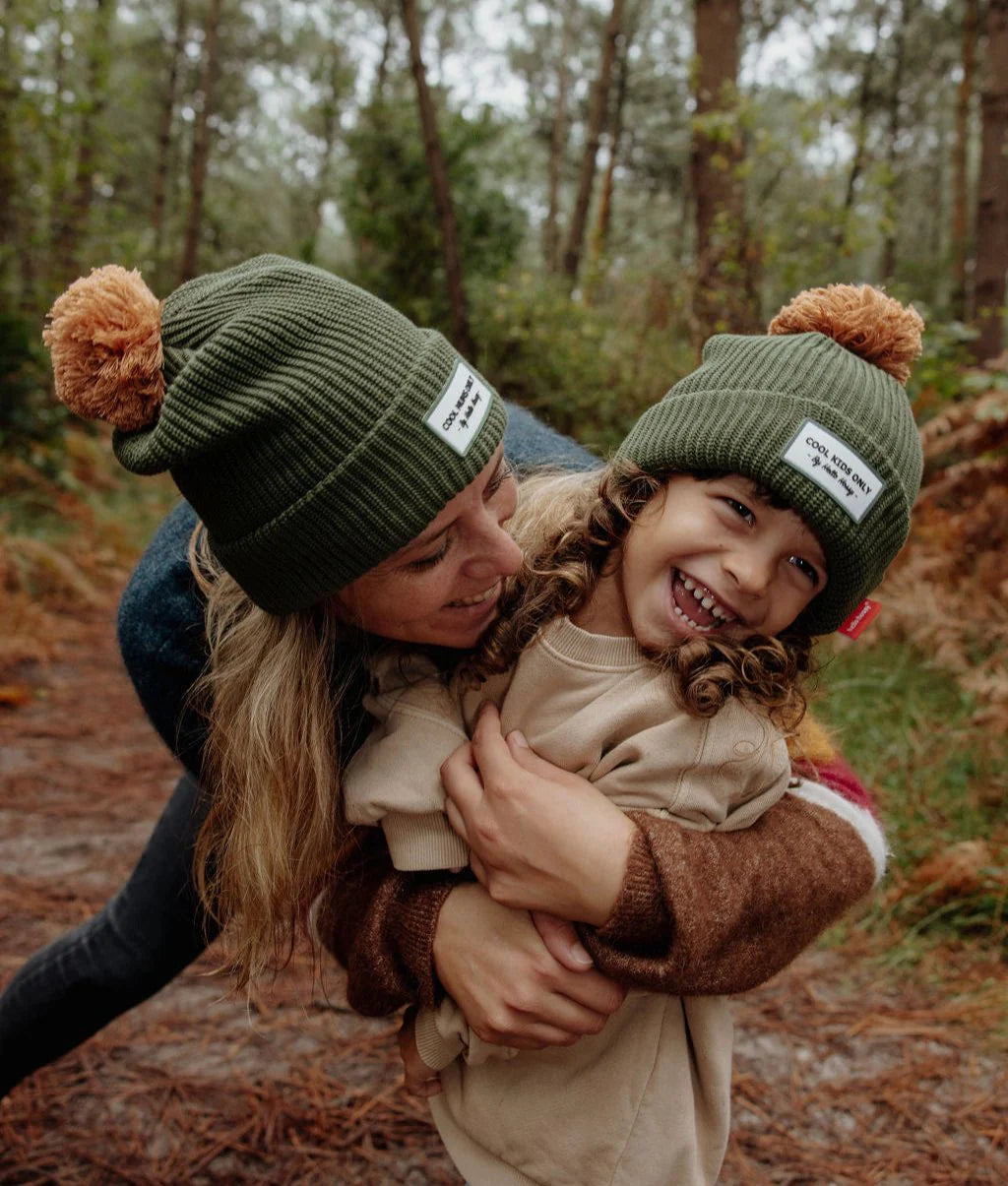 Beanie Color Block Forest Hello Hossy