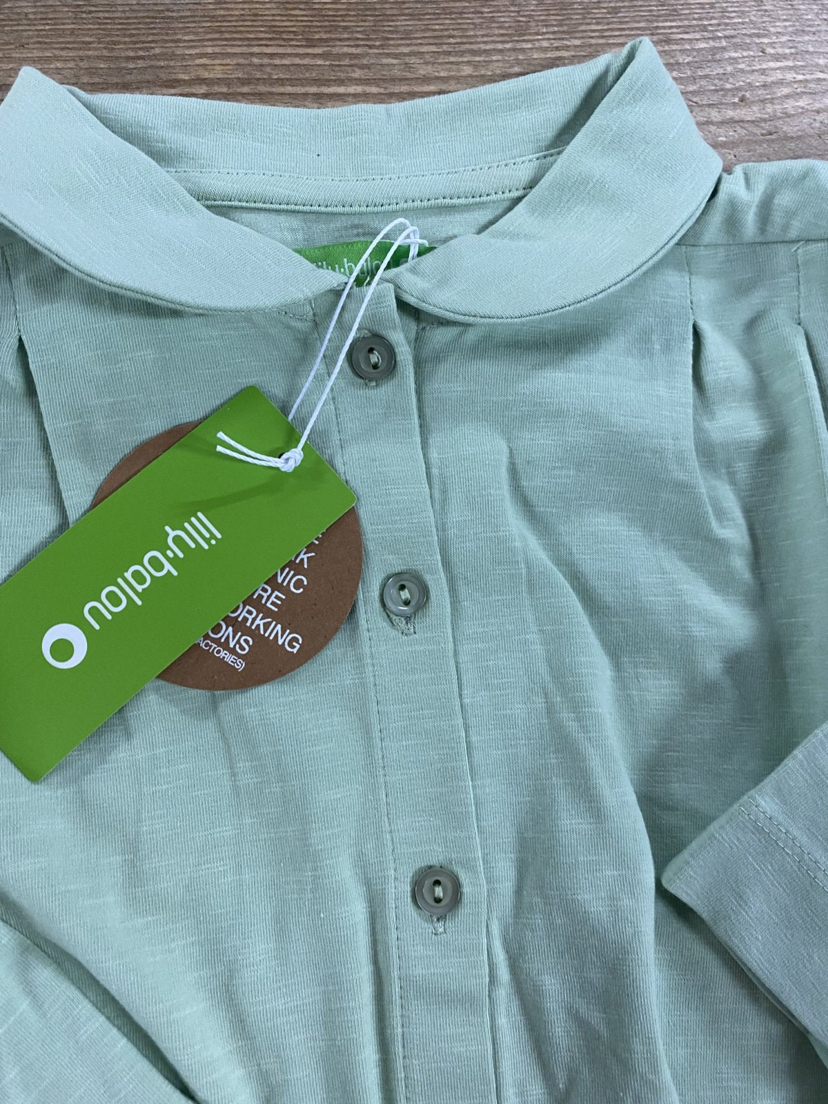 Odette Shirt Frost Green Lily Balou
