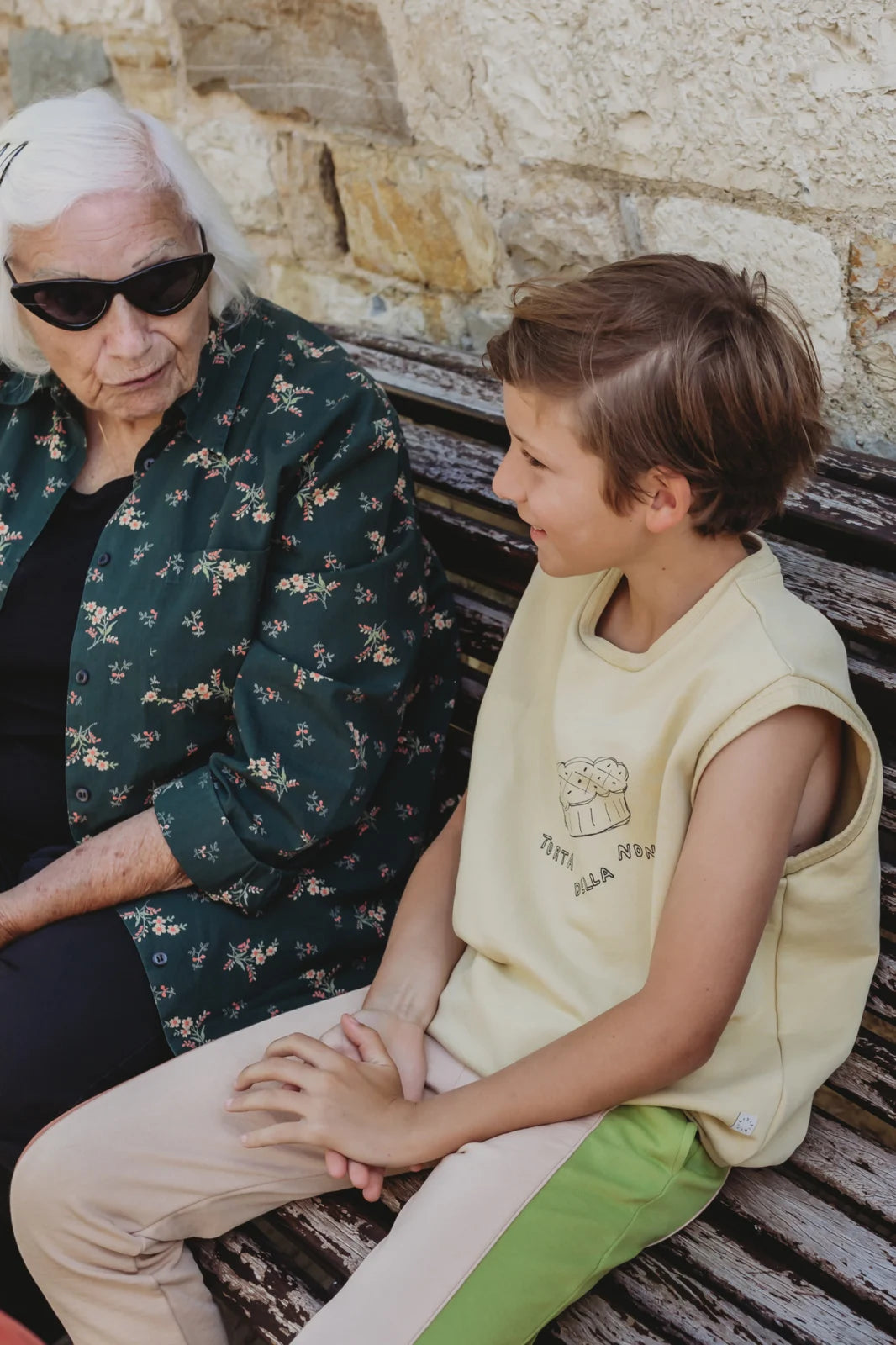 Sweatshirt Sleeveless Almond Torta del Nonna Sproet & Sprout