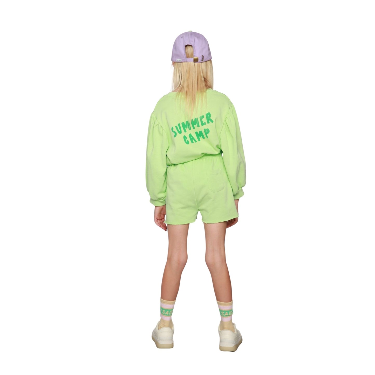 Jog short cut off Paradise Green Cos I Said So