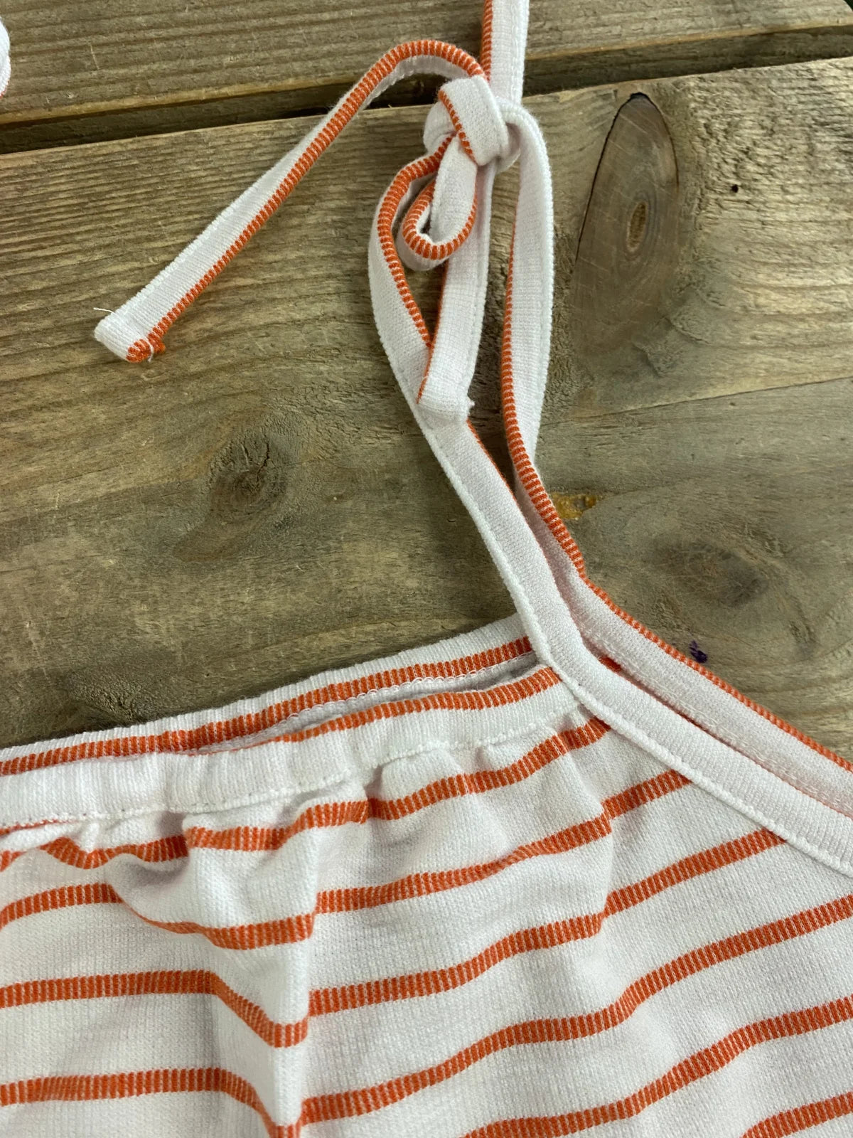 Lina Top Stripes Red Orange Lily Balou