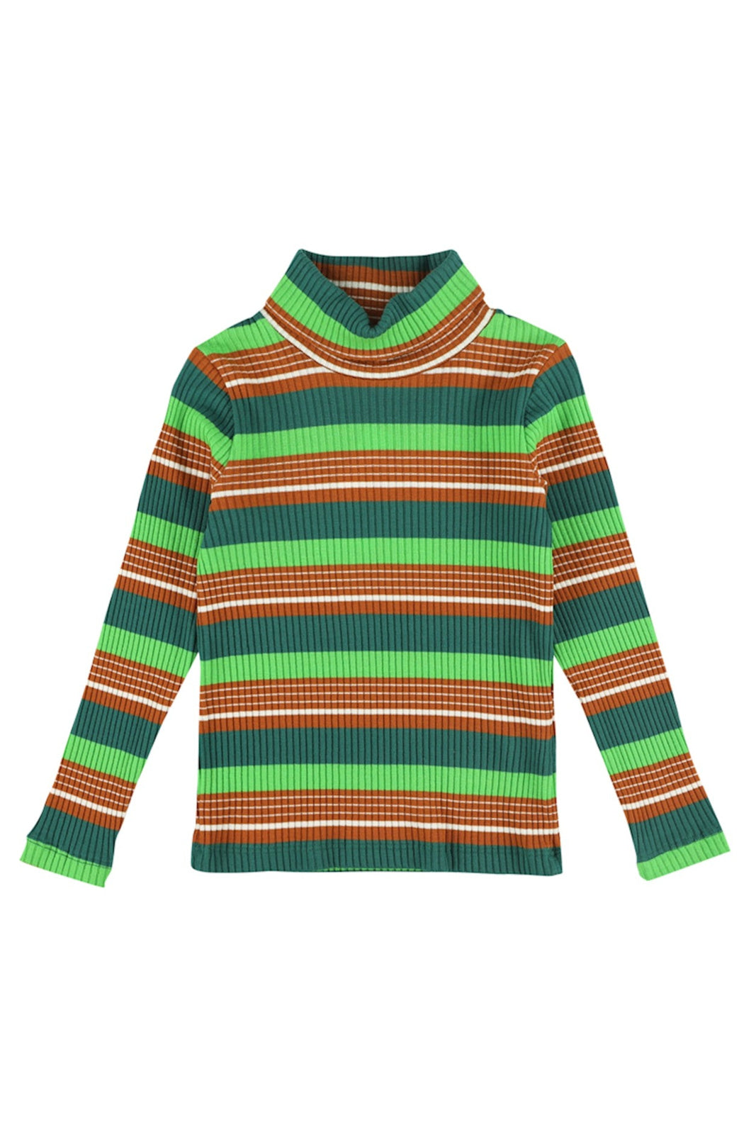 Emiel Turtleneck Green Stripes Mist Lily Balou