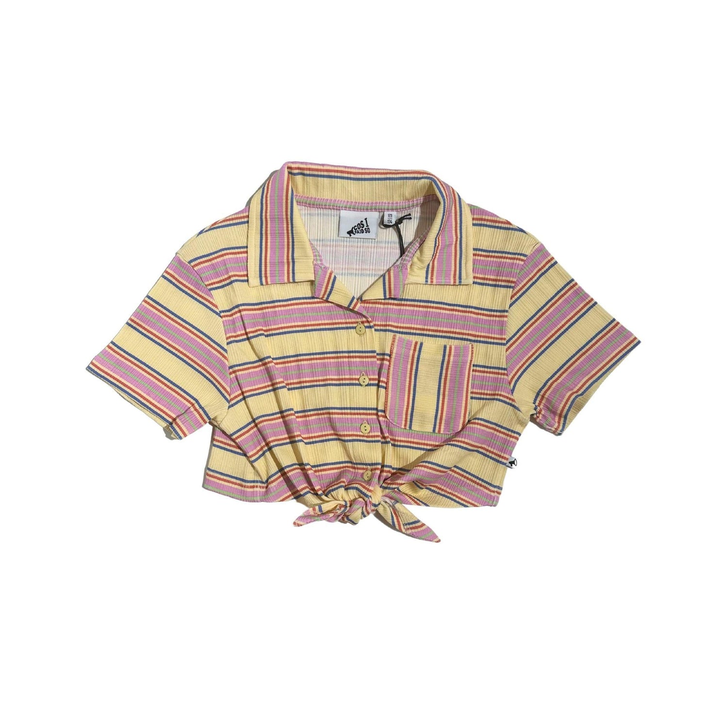 Knot Shirt Striped Rib Cos I Said So