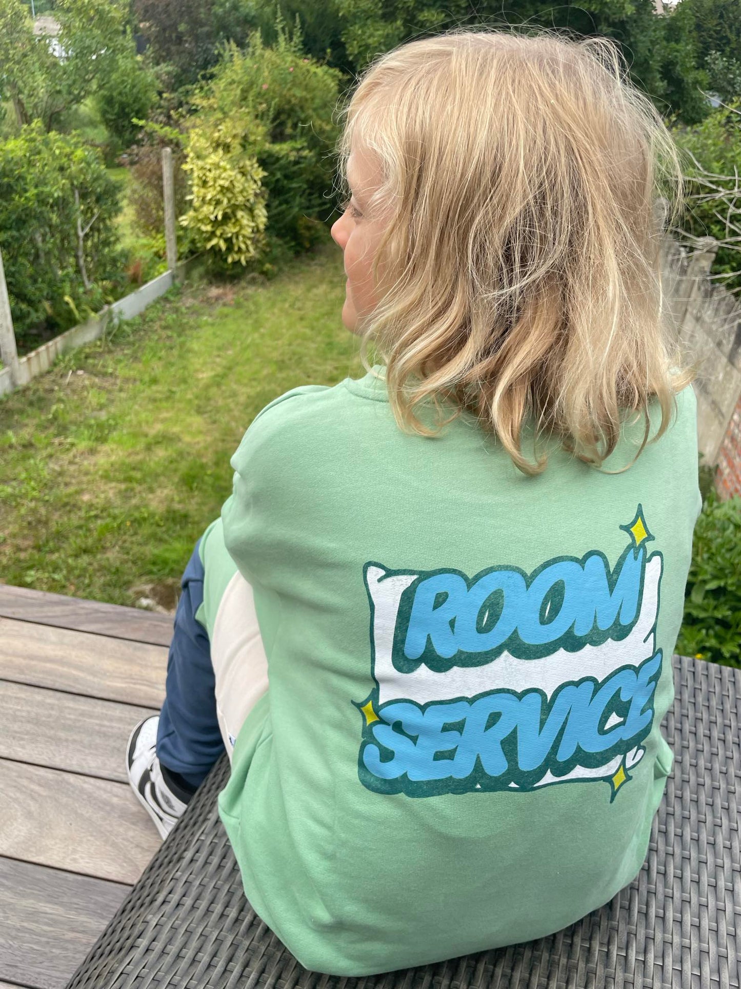 Sweater Room Service Fair Green Cos I Said So