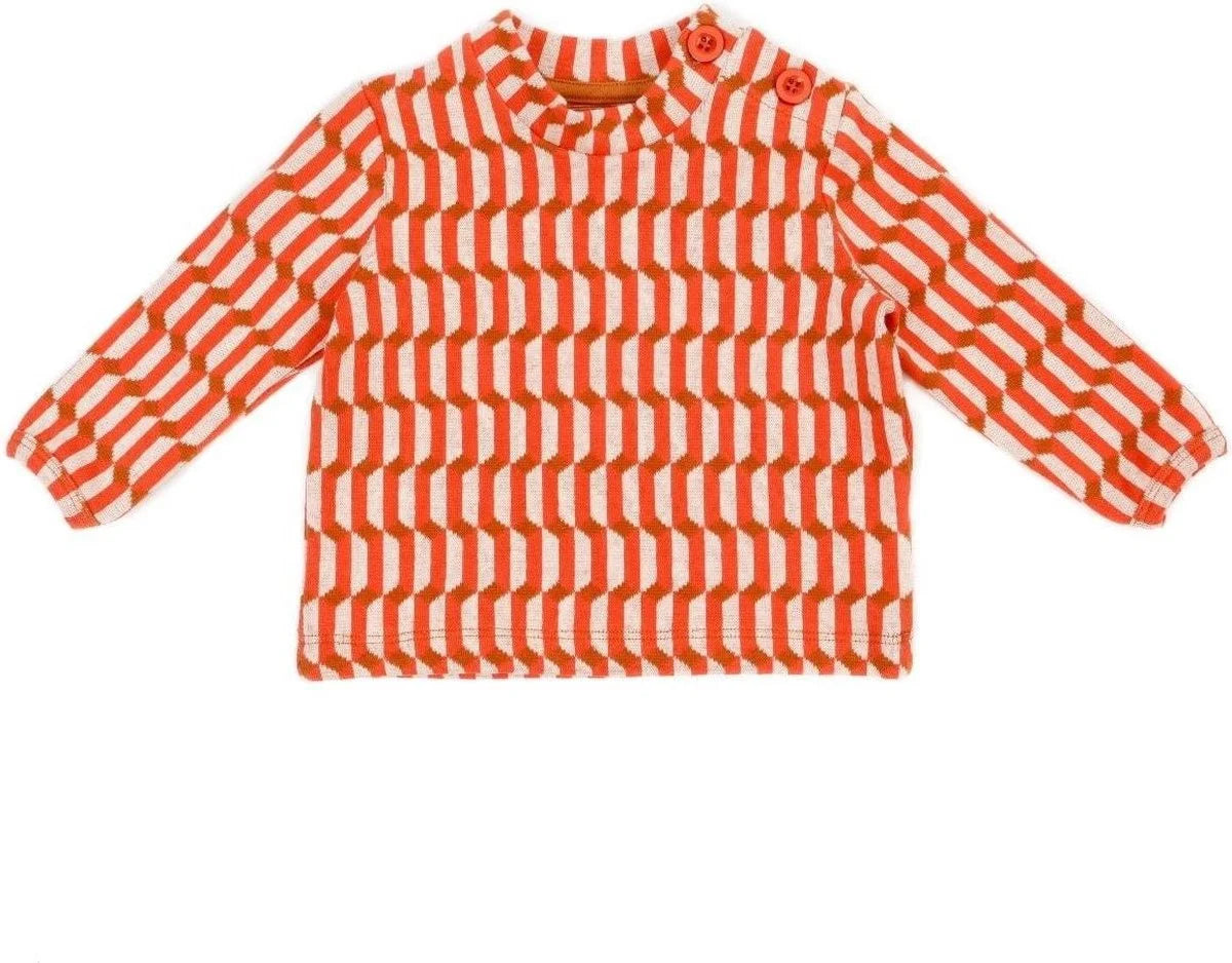 Francis Baby Shirt Blocks Red Lily Balou