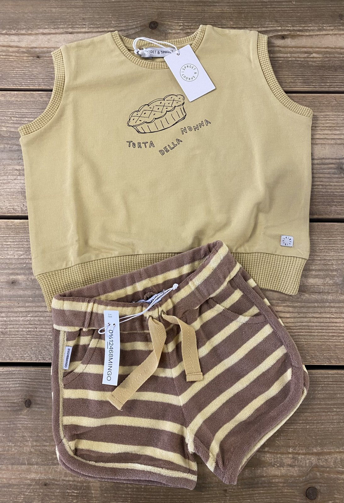 Sweatshirt Sleeveless Almond Torta del Nonna Sproet & Sprout