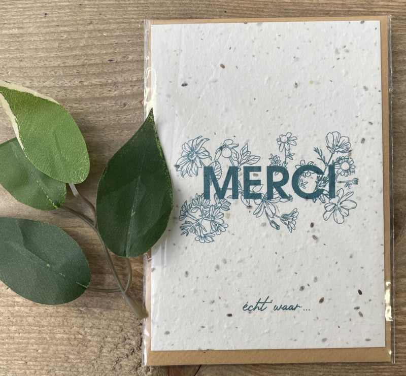 Merci Groeikaart