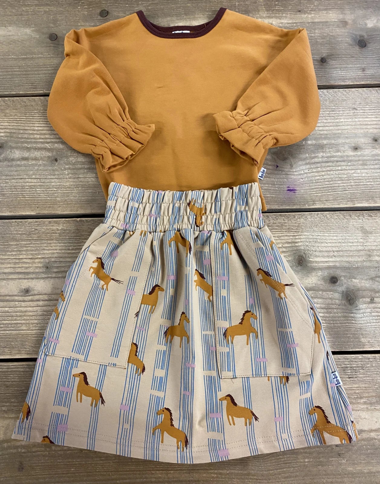 Multicolor Shirt Sudan Brown Ba*Ba Kidswear