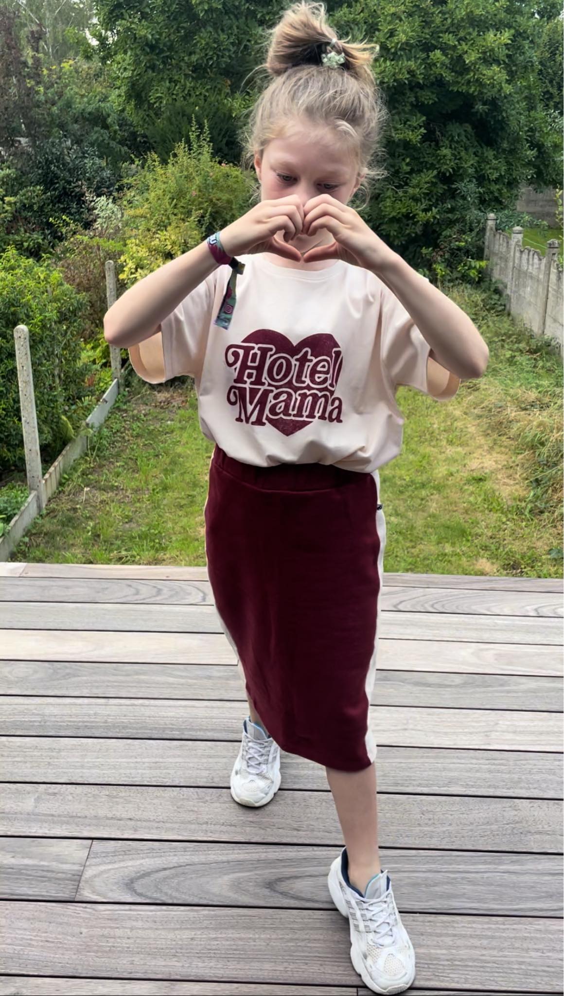 Jog Skirt Cordovan/Crystal Gray Cos I Said So