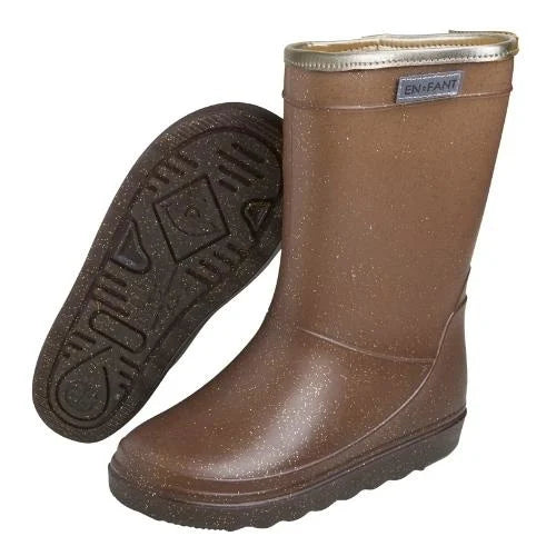 Thermo Boots Glitter Coffee Bean En*Fant