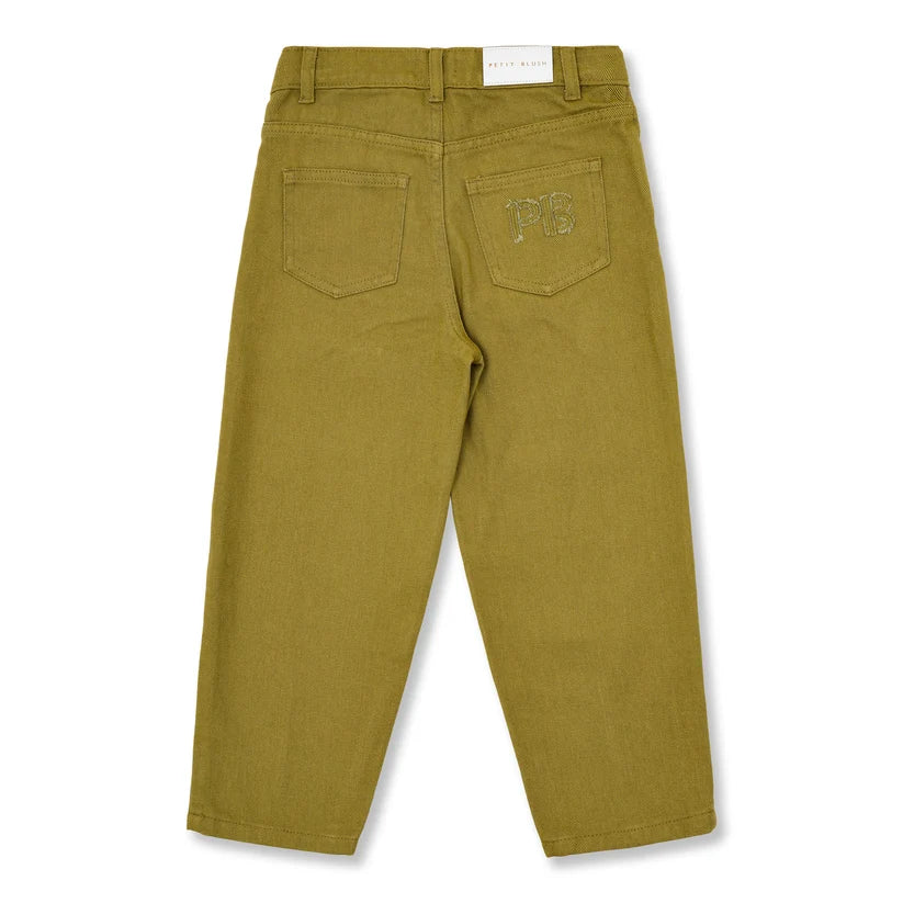 Balloon Fit Jeans Khaki Petit Blush