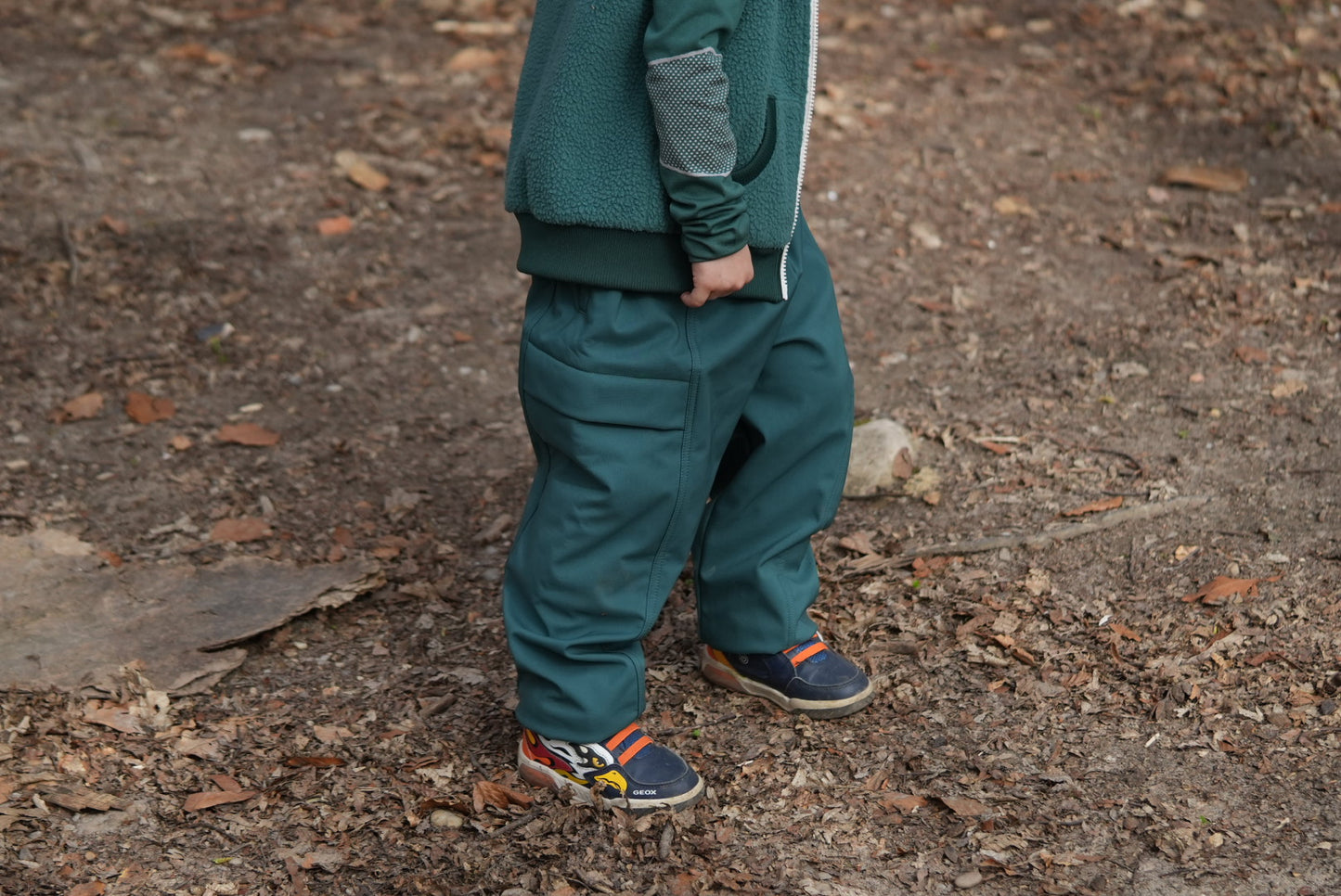 Softshellpants Dark Green Ducksday