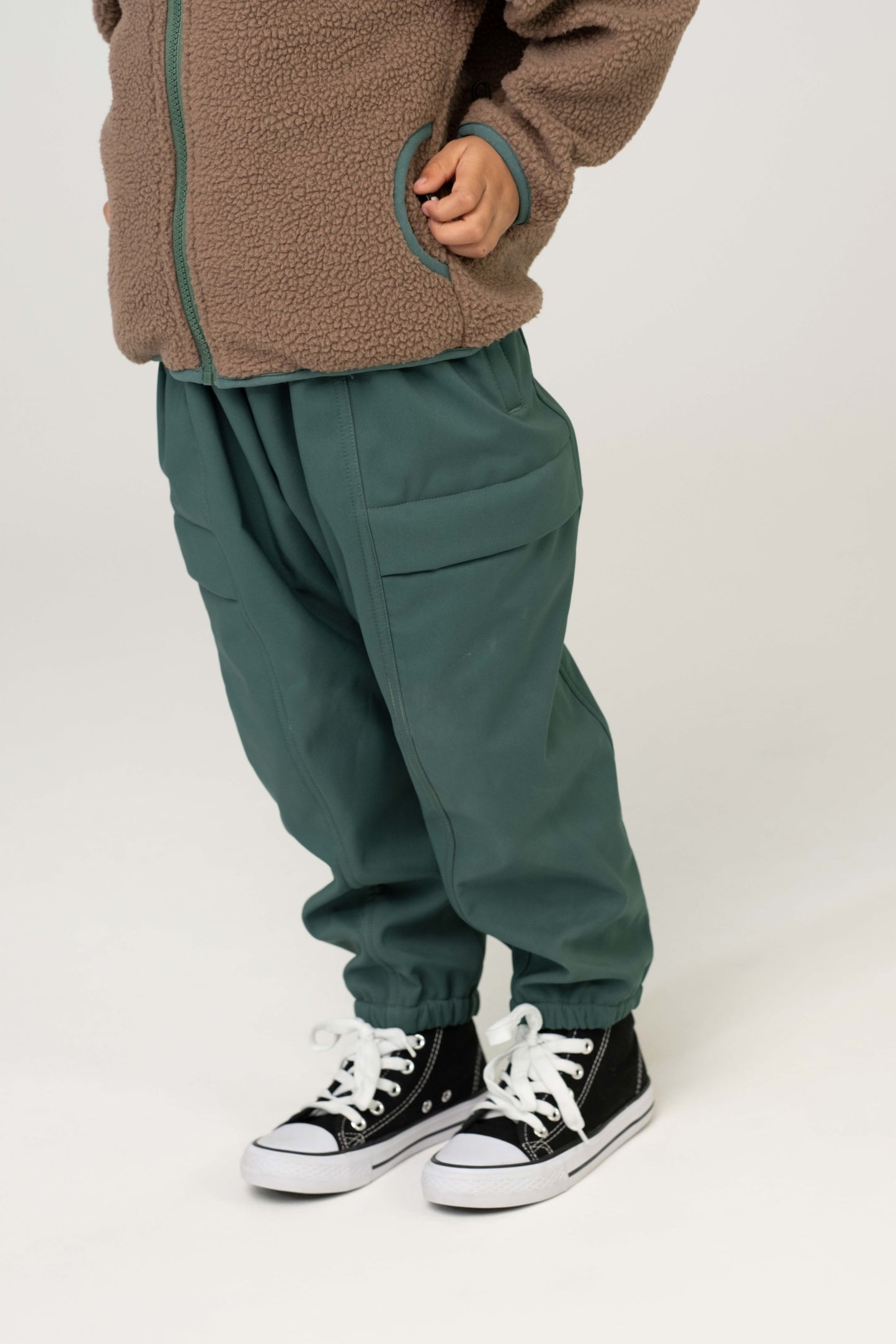Softshellpants Dark Green Ducksday