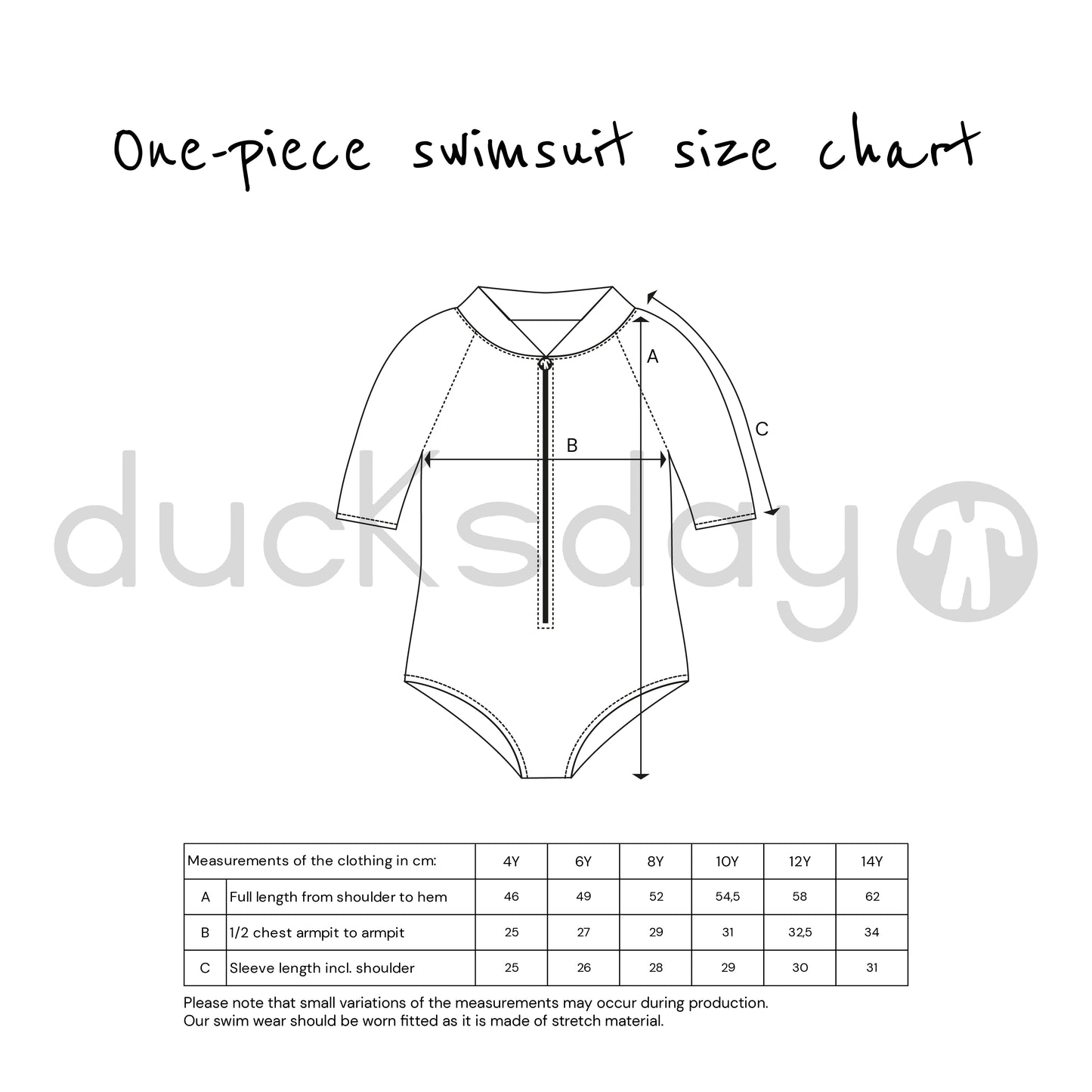 Onepiece Swimsuit Bliss Ducksday