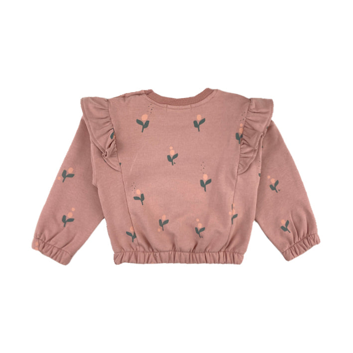 Sweatshirt Flor Vintage Pink Babyclic