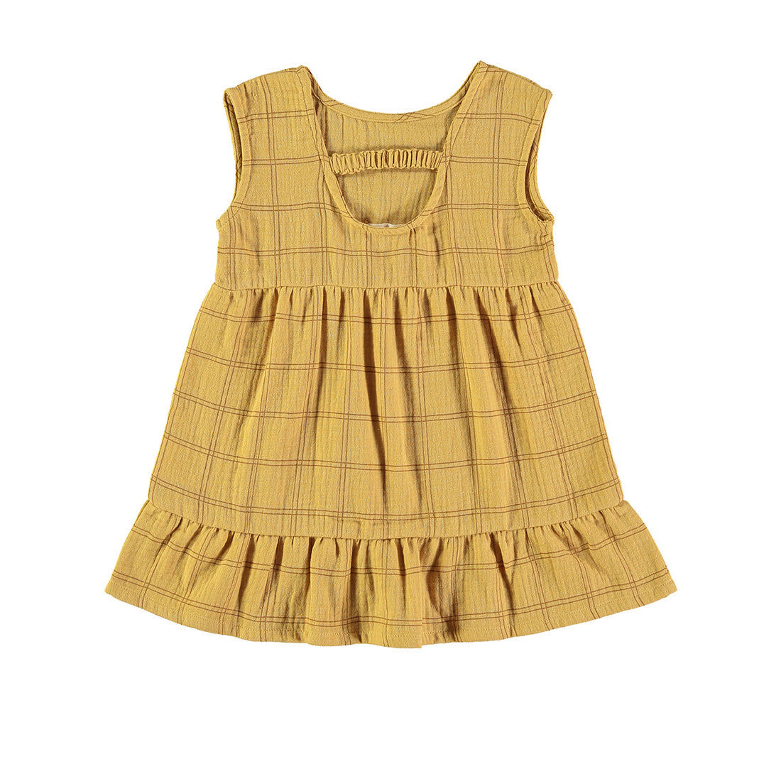 Dress Nina Squares Mustard Babyclic