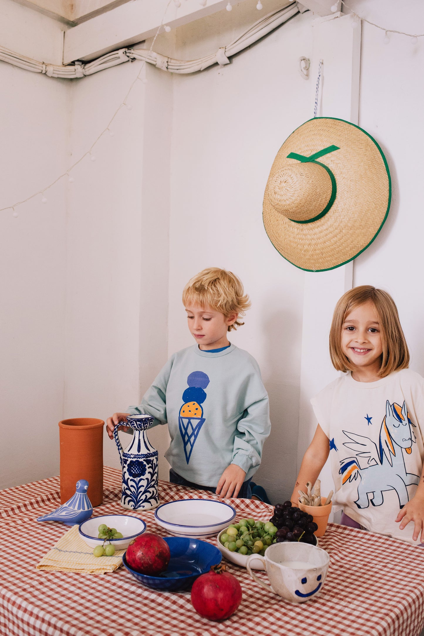 Sleeveless T-Shirt Pegasus Stars Off-White Lötiekids