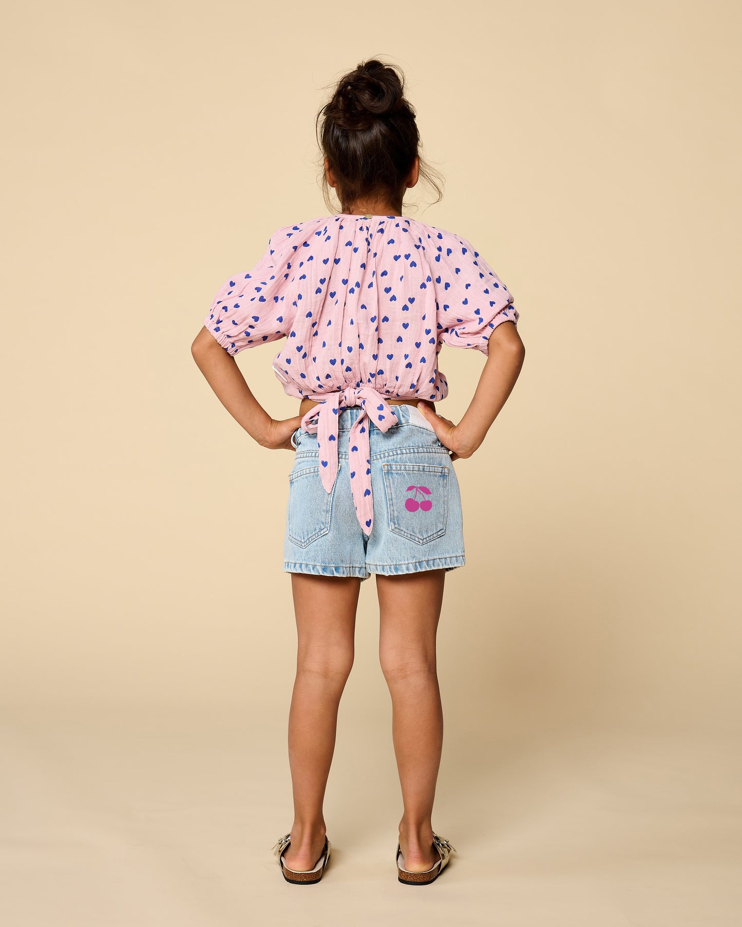 Jeans Short Pale Light Blue Petit Blush