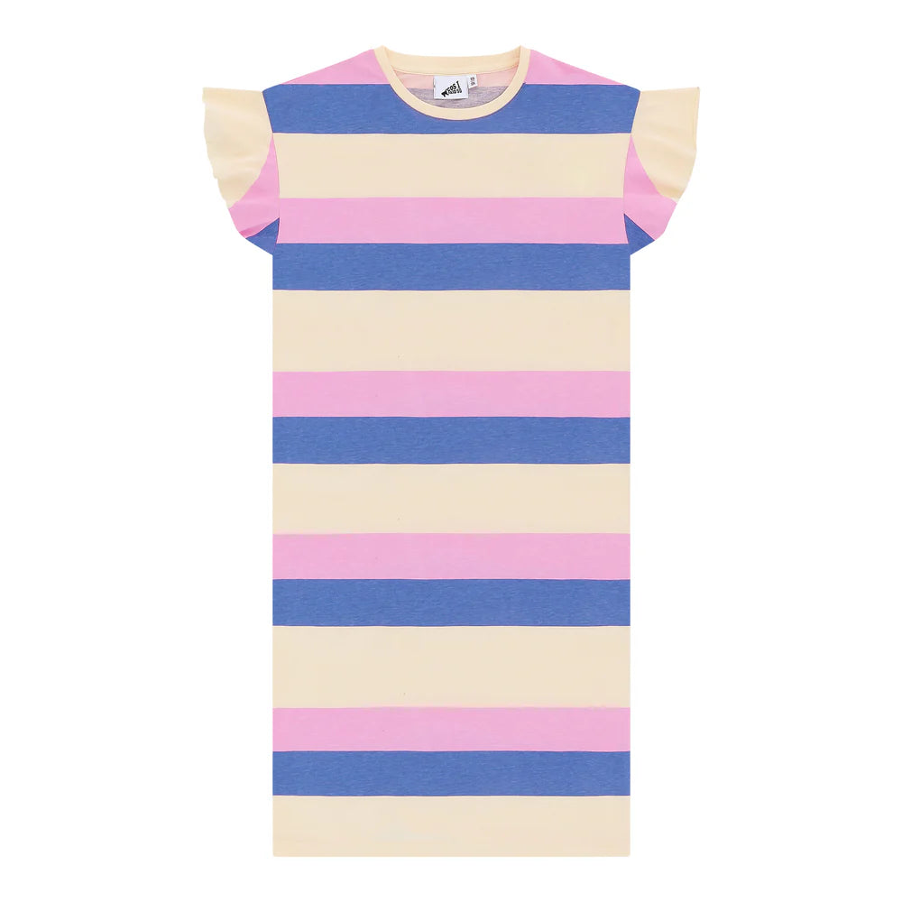 Ruffle Dress Striped Cos I Said So