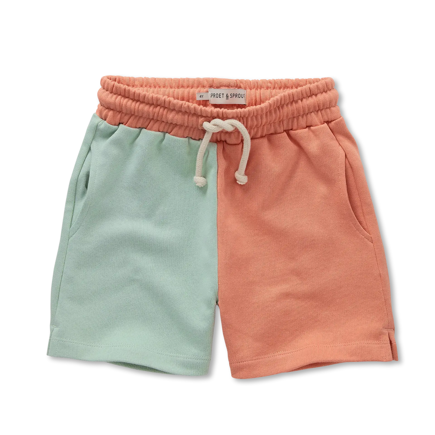 Sweatshorts Colourblock Orange Ace Sproet & Sprout