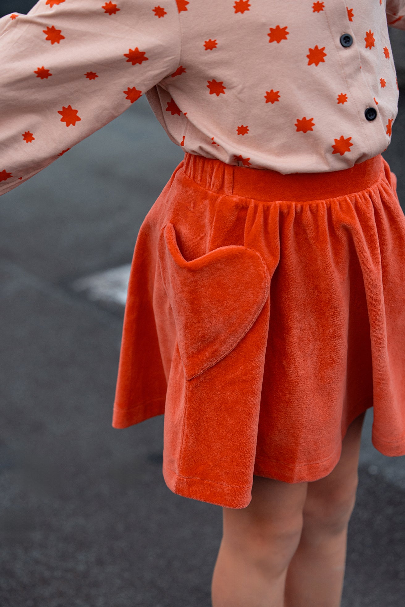 Skirt Heart Pockets Grenadine Sproet & Sprout