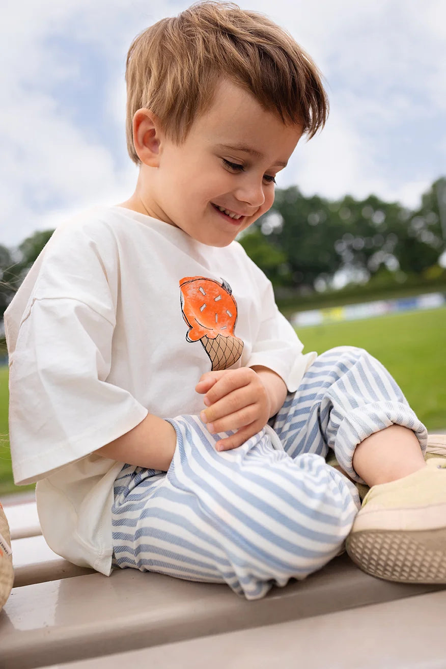 T-Shirt Ice Cream Off White Sproet & Sprout