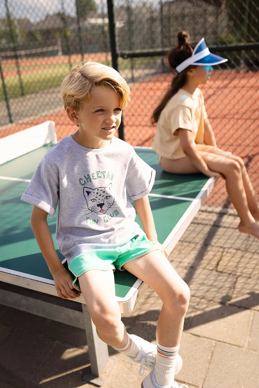 Terry Sport Shorts Jade Green Sproet & Sprout