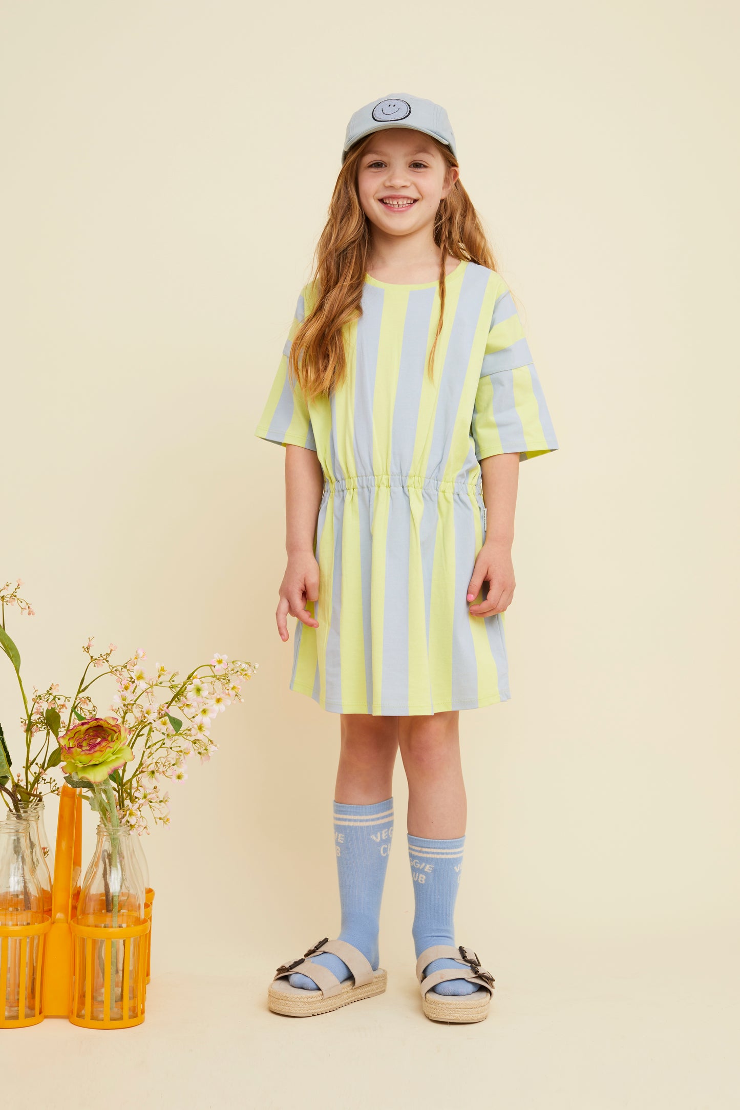 Skater Dress Stripes Citrus Sproet & Sprout