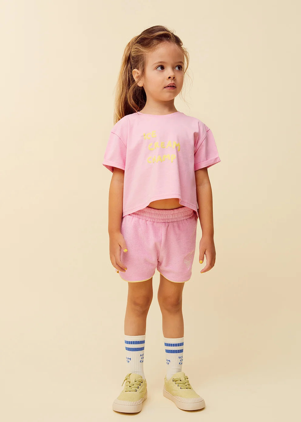 Terry Sport Shorts Podium Pink Sproet & Sprout