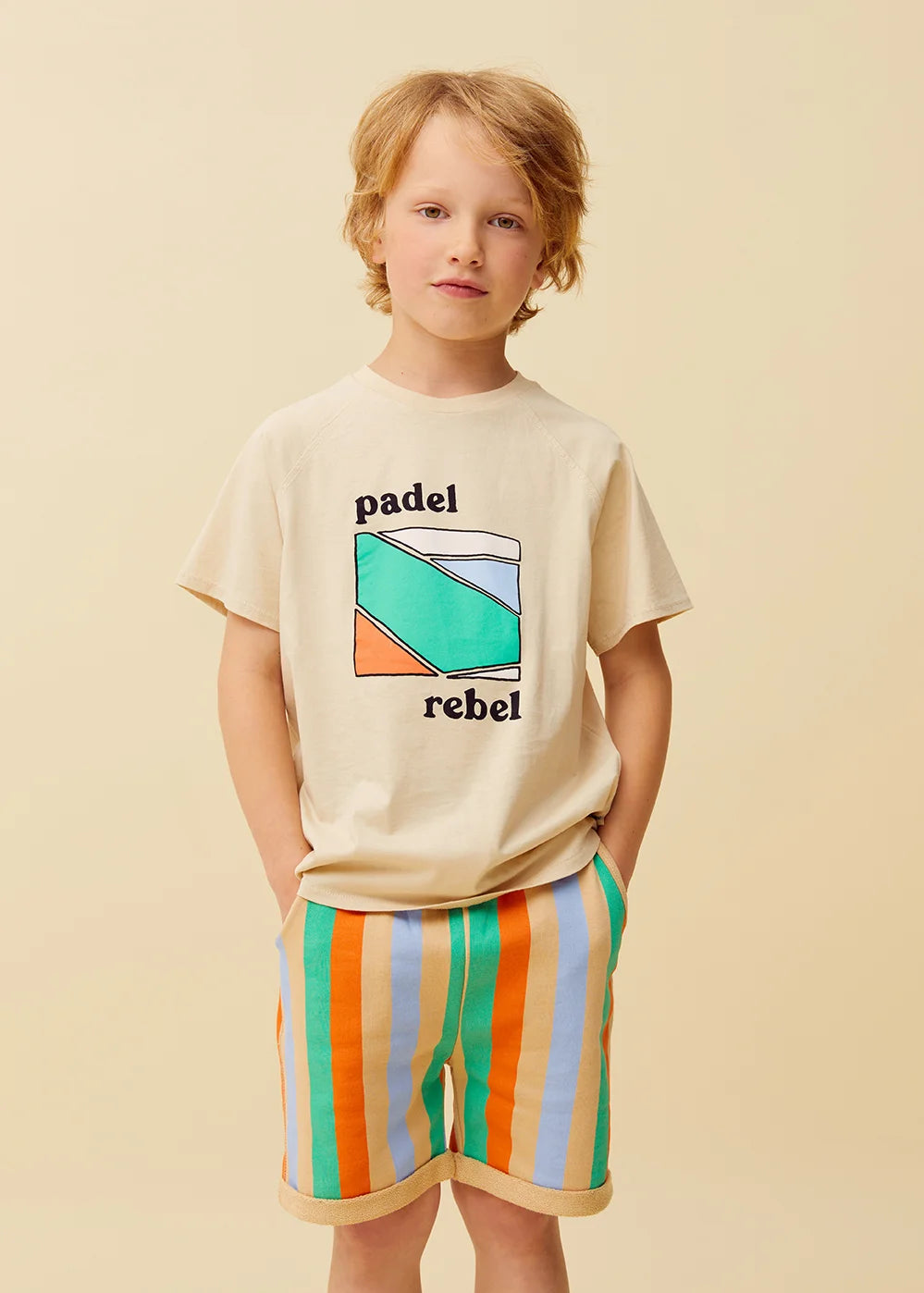 T-Shirt Raglan Padel Rebels Sesame Sproet & Sprout