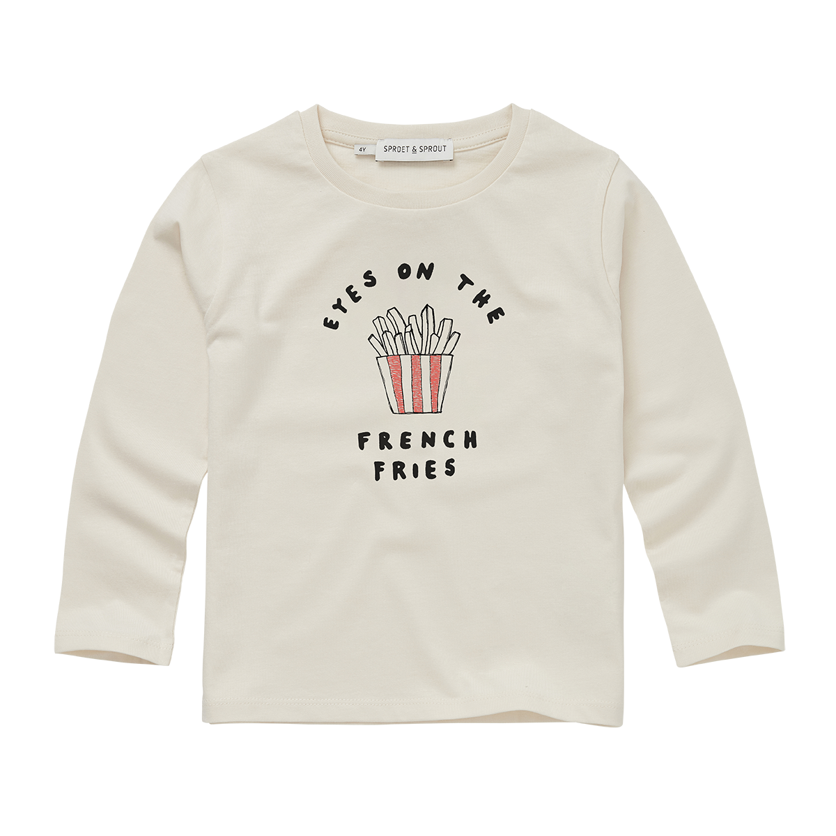 Longsleeve French Fries Ivory Sproet & Sprout