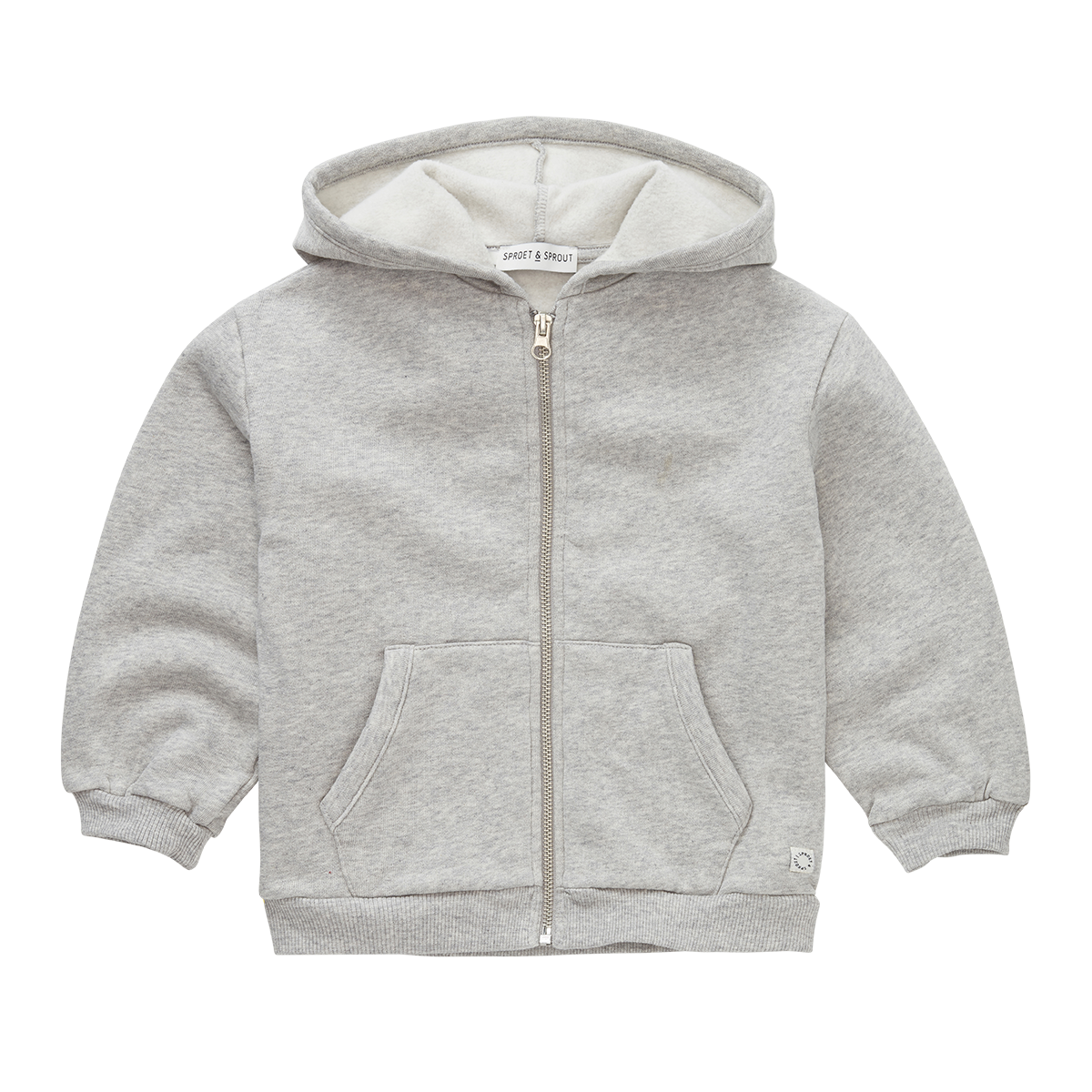 Hooded Cardigan Grey Melee Sproet & Sprout