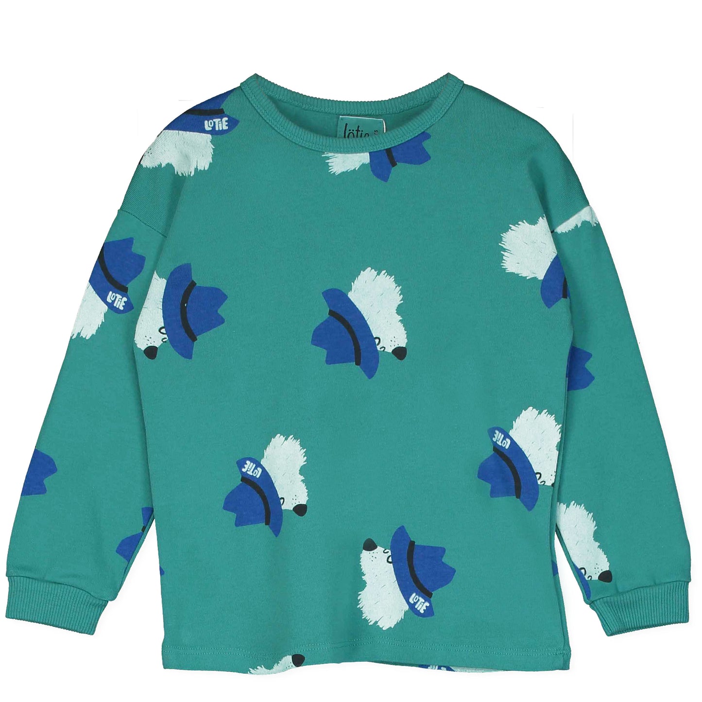 Longsleeve T-Shirt Chill Dogs Green Lötiekids
