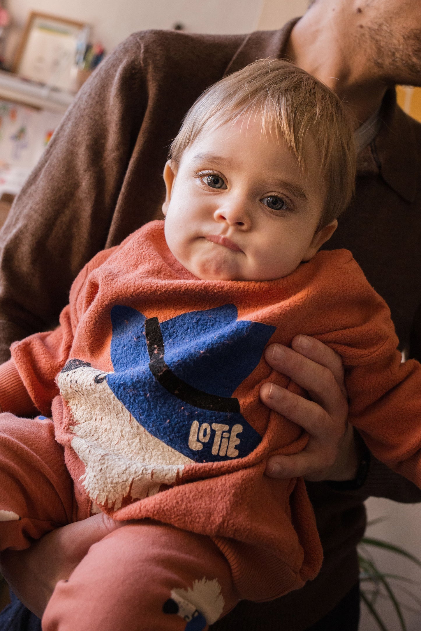 Teddy Sweatshirt Chill Dog Clay Lötiekids